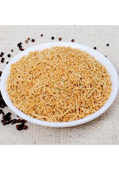 Veganic Bikaneri Bhujia | Rajasthani Bhujiya Namkeen Besan Bhajiya Crispy Sev Snacks Tea Time Spicy Crunchy Savoury Namkin (400G)