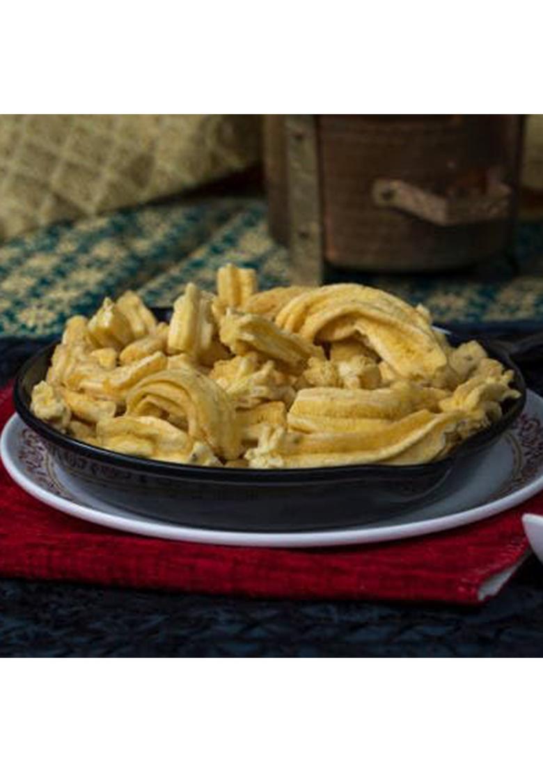 Veganic Premium Soft Gathiya (Ganthiya) Namkeen Snacks | Besan Gathiyaa Tea Time (400G)