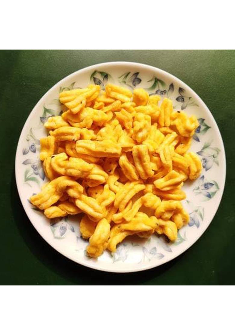 Veganic Premium Soft Gathiya (Ganthiya) Namkeen Snacks | Besan Gathiyaa Tea Time (400G)