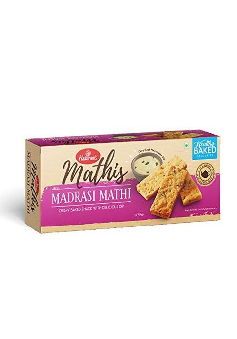 Haldiram'S Baked Madrasi Mathi 3 Pcs X 270 G Dip