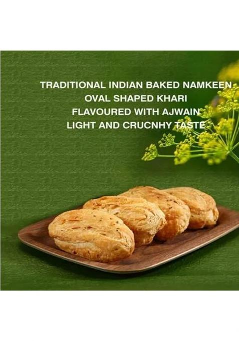 Ghotaram Authentic Santacruz Classic Fan Puff,Khari Snack,Baked Namkeen Puff Snack,Cookies,Butter Khari Biscuits/Mouth Watering Crunchy Breakfast Fain Puff/Tea Snacks-150Gm