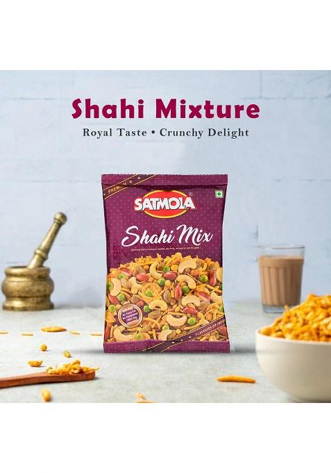 Satmola Shahi Mixture, A Perfect Blend Of Flavors Classic Crunch | All Time Favourite Ready To Eat Namkeen Crispy & Light Snacks- Pack 3, 170G Each