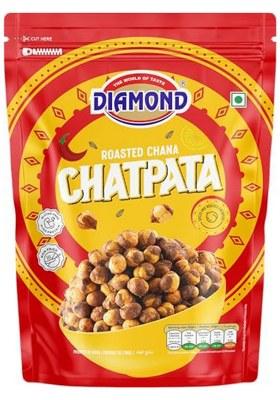 Diamond Sing Chatpata Masala Chana, Bhuna Chickpeas Snacks & Namkeen, Healthy Snack (150G)