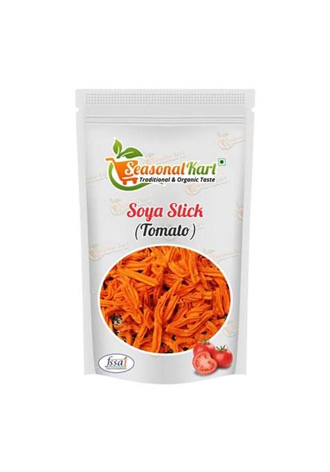 Seasonalkart Soya Tangy Tomato Stick Namkeen 800 Gms- Masala Chakli Snacks Sticks Flavour