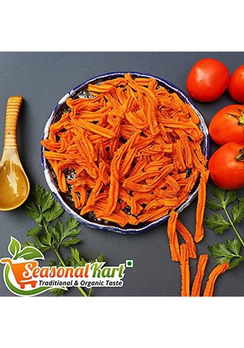 Seasonalkart Soya Tangy Tomato Stick Namkeen 800 Gms- Masala Chakli Snacks Sticks Flavour