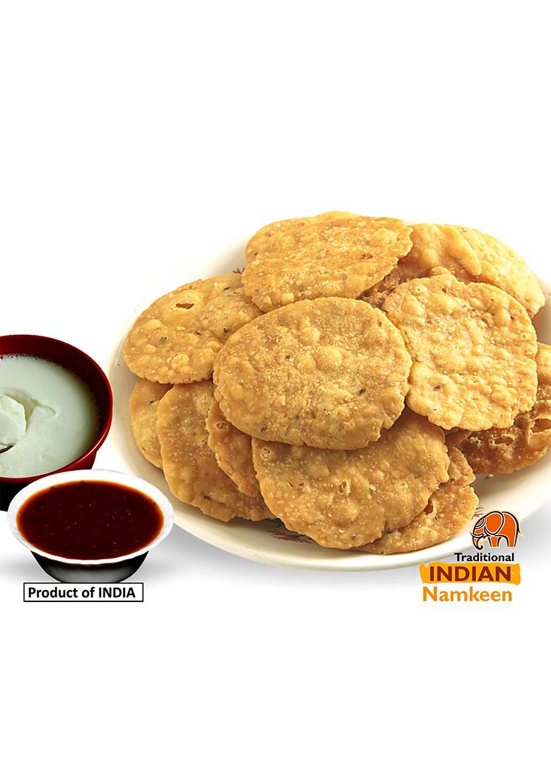 Indiyum Dahi Papdi Chaat | No Maida Traditional Indian Snacks 750G (250G X 3)