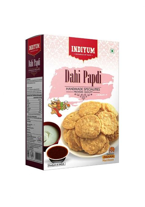 Indiyum Dahi Papdi Chaat | No Maida Traditional Indian Snacks 750G (250G X 3)