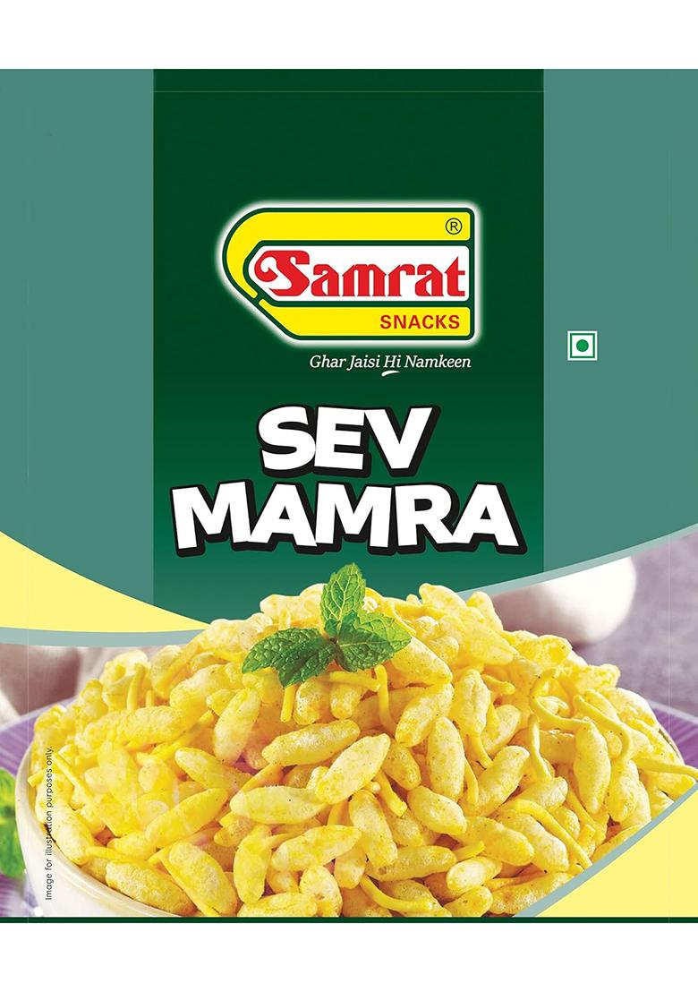 Samrat Samrat| Sev Mamra| Puffed Rice Mixed With Tidbits | Ghar Jaisi Hi Namkeen| Healthy Snacks| Every Day Fresh Indian Snacks |Traditional Snacks|500G|
