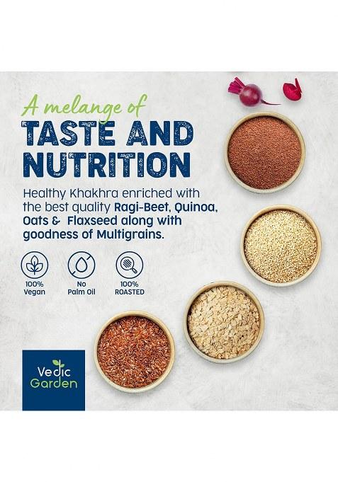 Vedic Garden Multigrain Khakhra Healthy Snacks Namkeen Combo | 4 In 1 Pack