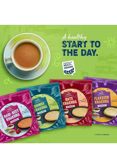 Vedic Garden Multigrain Khakhra Healthy Snacks Namkeen Combo | 4 In 1 Pack