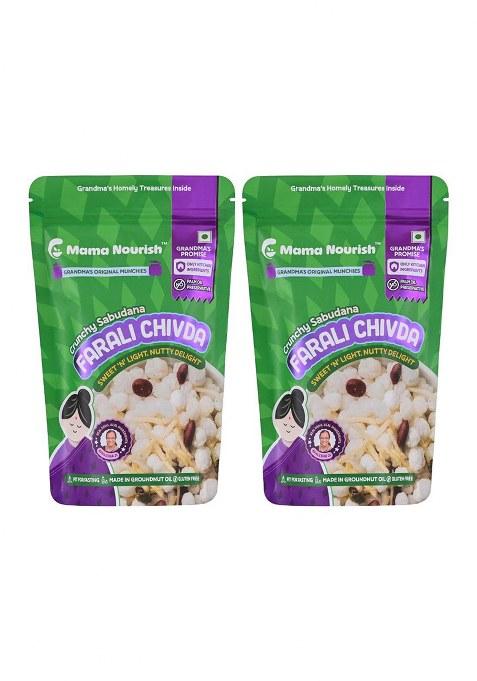 Mamanourish Farali Chivda Namkeen 200G | Gluten-Free, Healthy Snacks For Fasting & Tea-Time Crunchy