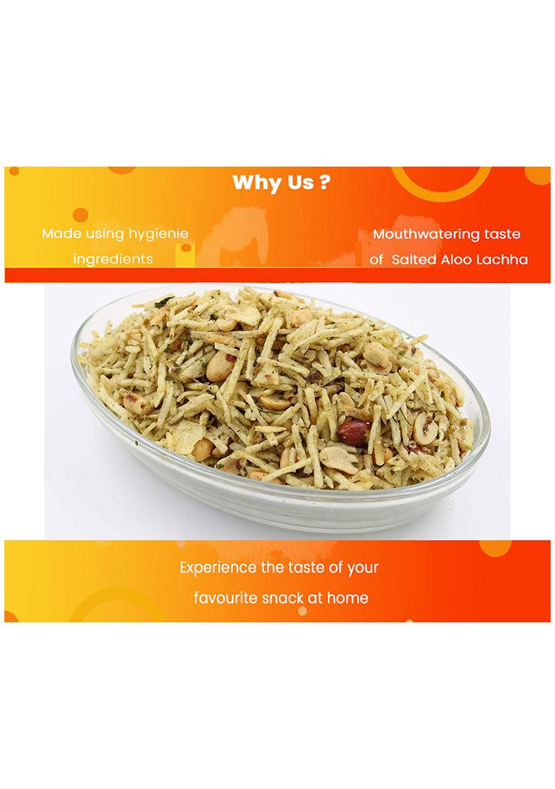 Ghotaram Gfp Ekadashi Vrat Upwas Fast Namkeen Snack Falahari Mixture/Falahari Aloo Lachha/Falahari Aaloo Lachha Mungfali Mix Meetha Chivda/Falahari Potato Namkeen/Specialy Eat In Fasting-250 * 3Pack