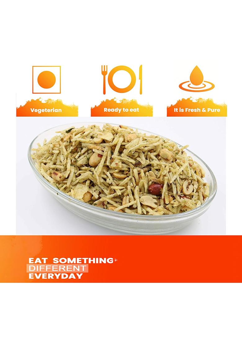 Ghotaram Gfp Ekadashi Vrat Upwas Fast Namkeen Snack Falahari Mixture/Falahari Aloo Lachha/Falahari Aaloo Lachha Mungfali Mix Meetha Chivda/Falahari Potato Namkeen/Specialy Eat In Fasting-250 * 3Pack