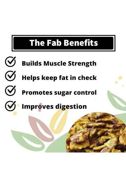 Ghotaram Gfp Jhal Chanachur|Diet Chana Jor Garam Namkeen Roasted Chanachur|Bengali Tak Misti/Healthy Snack||Baked Snack||Roasted Snack||Ready To Eat||Guilt Free Snack-350G*2Pack