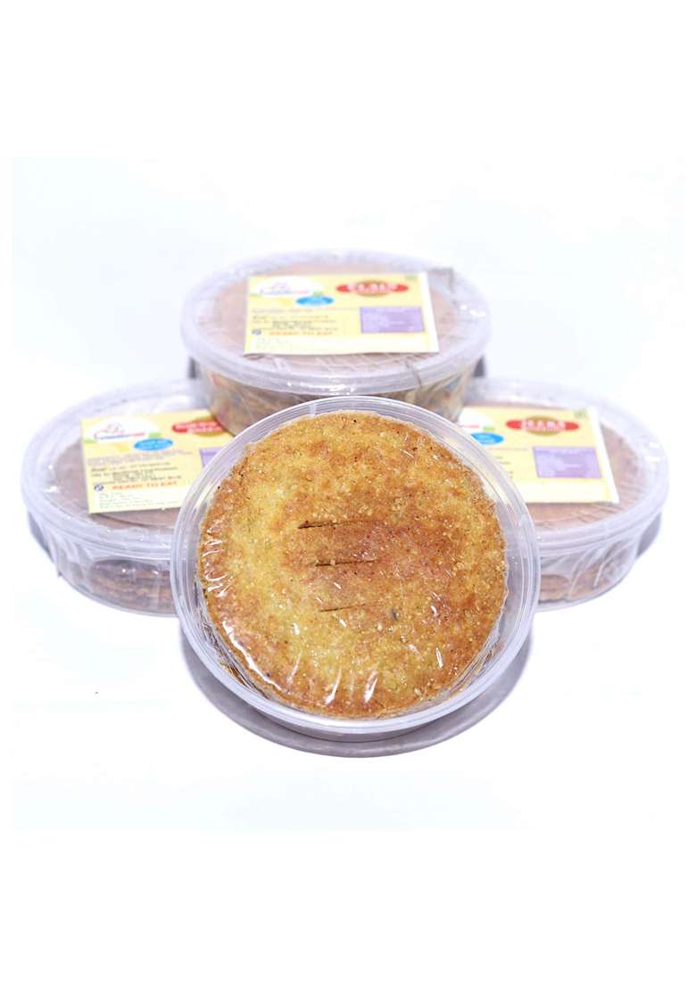 Mouthmelt Farali Dry Bhakhri Hand Made Pack Of 4 | Ready To Eat, Roasted Not Fried Gluten-Free 3 Month Shelf Life - Gujarati Snack (200G X Packets, 5 Pcs In 1 Pack) 800 Grams - Indya