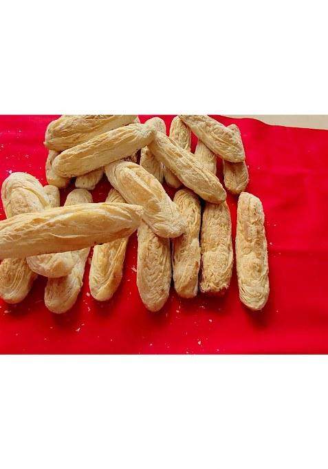 Ghotaram Authentic Fain Puff Indian Fan Khari Puff/Fain Snack Biscuits Great With Chai Or Coffee//Fan Khari, A Mouthwatering Aroma And Taste-150Gm