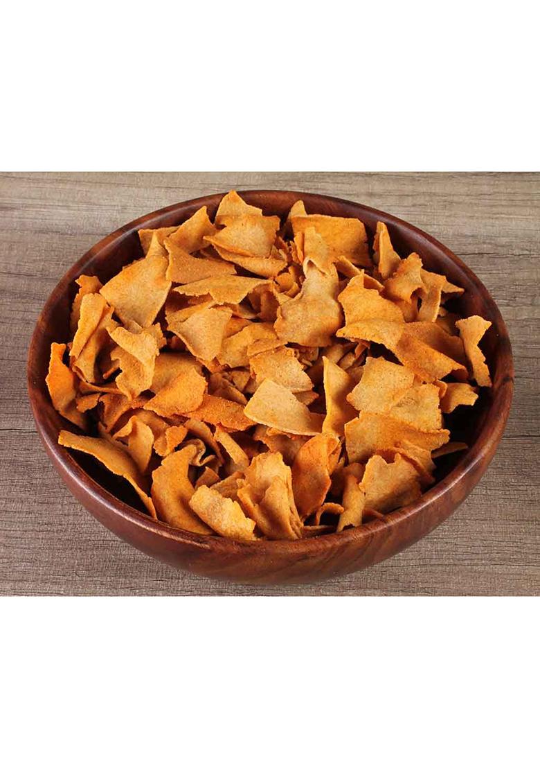 Neelam Foodland Crispy Soya Chips, Soy Snack, Perfect For Snacks Partner At Home & Away 400Gm
