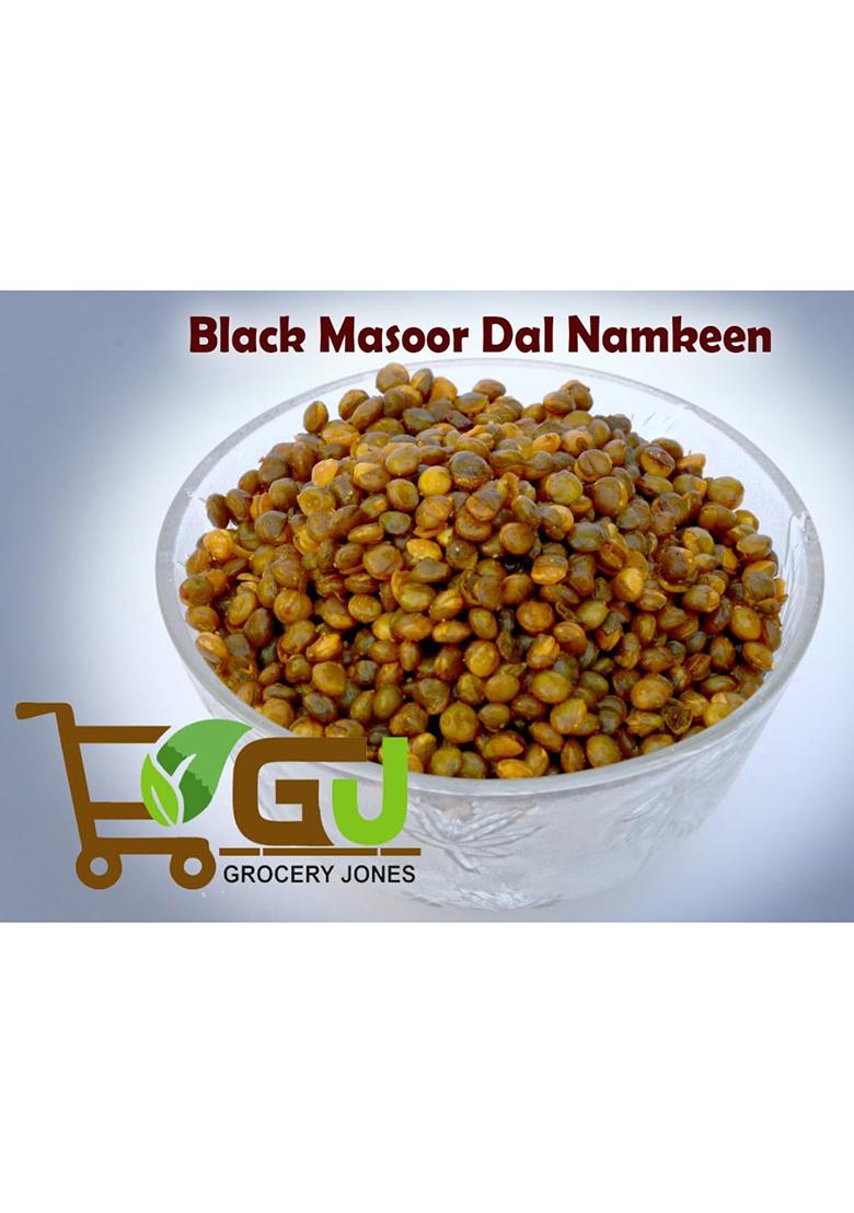 Grocery Jones Crispy Masoor Dal Namkeen Coated With Delicious Masala | Spicy And Flavorful Favorite Teatime Snack Of India Made All Natural Ingredients- 200 G
