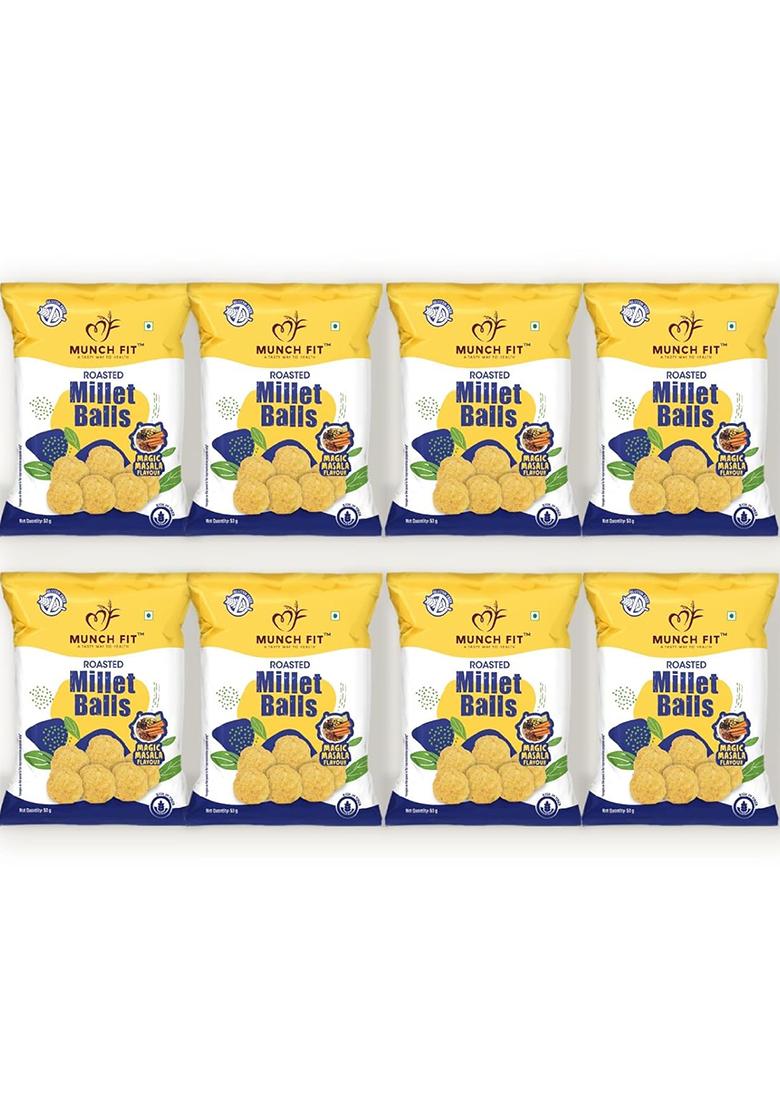 Munch Fit Healthy & Roasted Millet Balls Snack