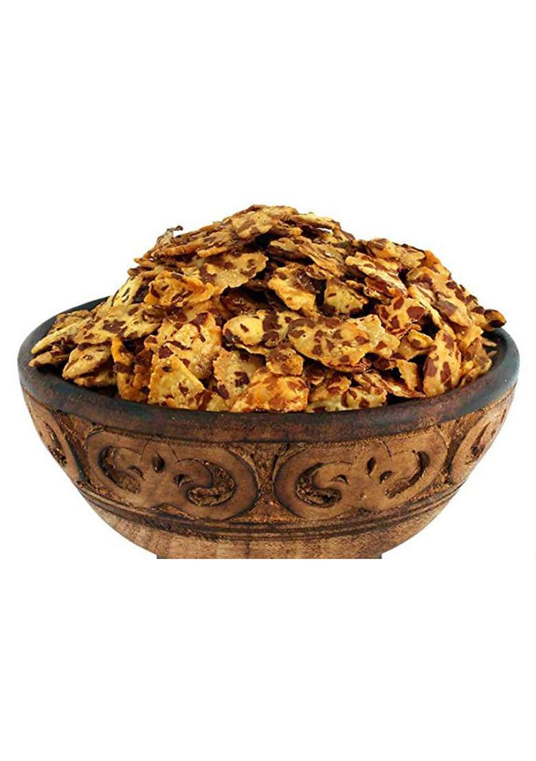 Kishan Traditional Namkeen Roasted Chana Jor Garam Healthy Snacks | Oil-Free Protein Snack Weight Loss Sugar Free Indian (500 Gram, Chana) - Indya