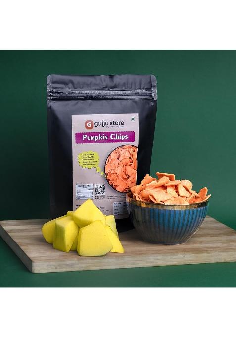 Gujju Pumpkin Chips Crunchy, Wholesome & Roasted | 90G. Pack Of 3