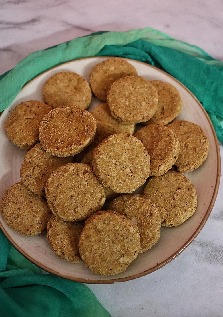 Green Sun Low Carb Almond Cookies |Pack Of 4 | 0.5 G Net Per Cookie Keto Friendly| Sugar Free Natural Sweetener Stevia |Healthy High Fiber Super Foods Crispy