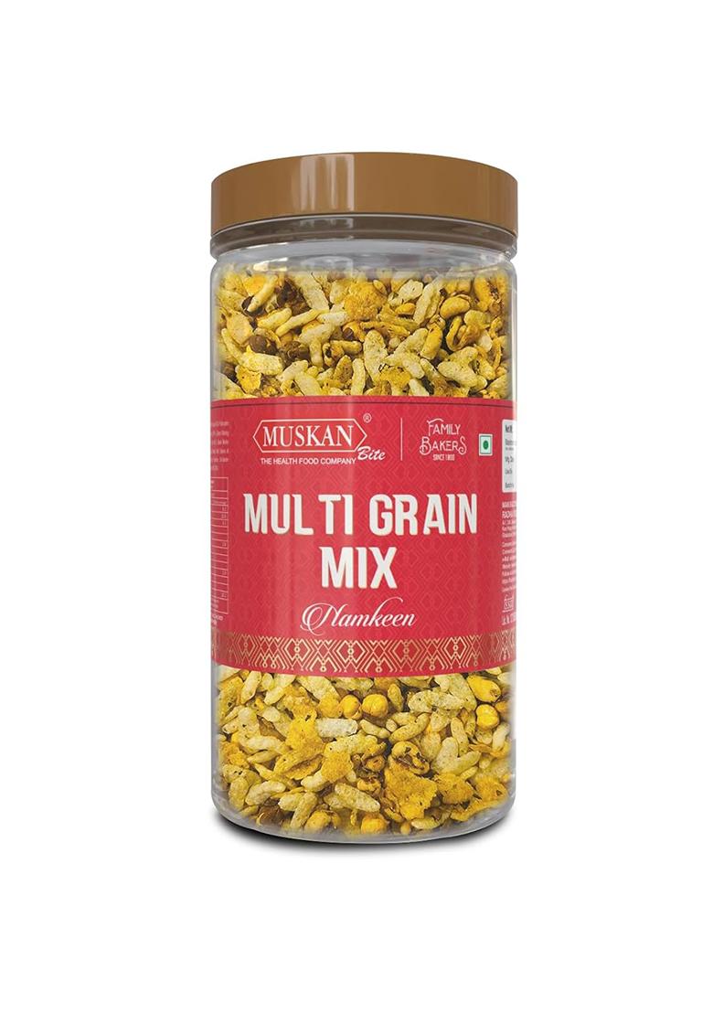 Muskan This 150G Pack Of Multigrain Roasted & Healthful Snacks For Diabetic-Friendly, Diet Namkeen Is Low Gi, Ready To Eat, Crispy, Tasty, And Mildly Salted. It Contains Five Supergrains Including Pearl Millet.