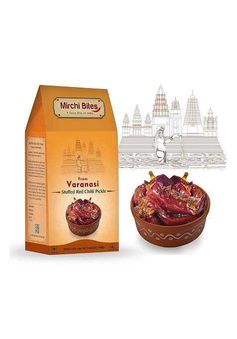 Mirchi Bites Varanasi Stuffed Red Chilli Pickle | Banarasi Bharva Lal Mirch Ka Achar Varanasi'S Famous