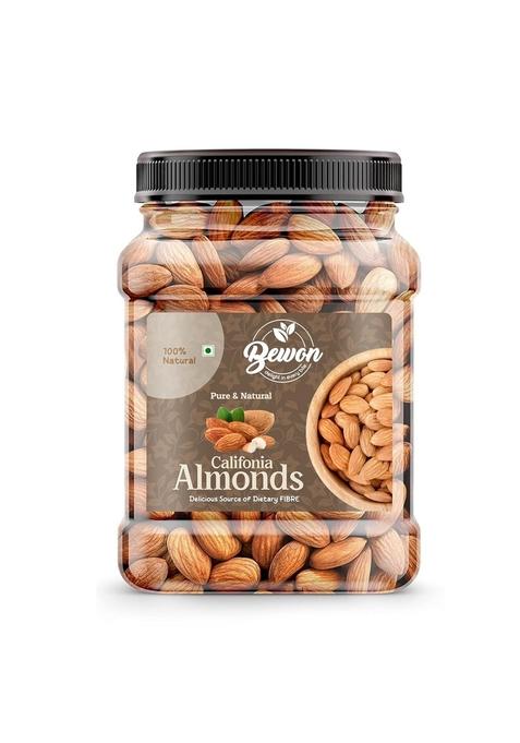 Bewon California Almonds | Badaam Natural Big Size Badam Giri Healthy Snacks Nuts Dry Fruits 1 Kg
