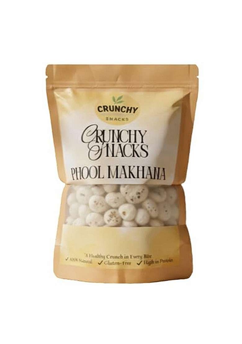 Crunchy Snacks Fox Nuts Phool Makhana 100G - Indya