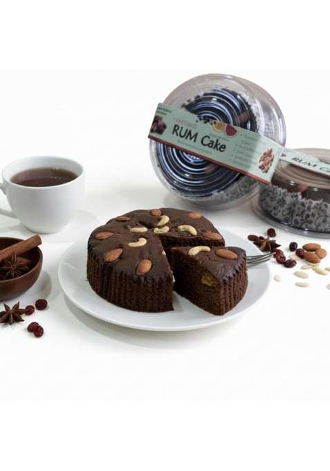 Kabir Cakes Eggless Rum Cake With Dry Fruits Rich Authentic Flavor | Creamless 400 Grams