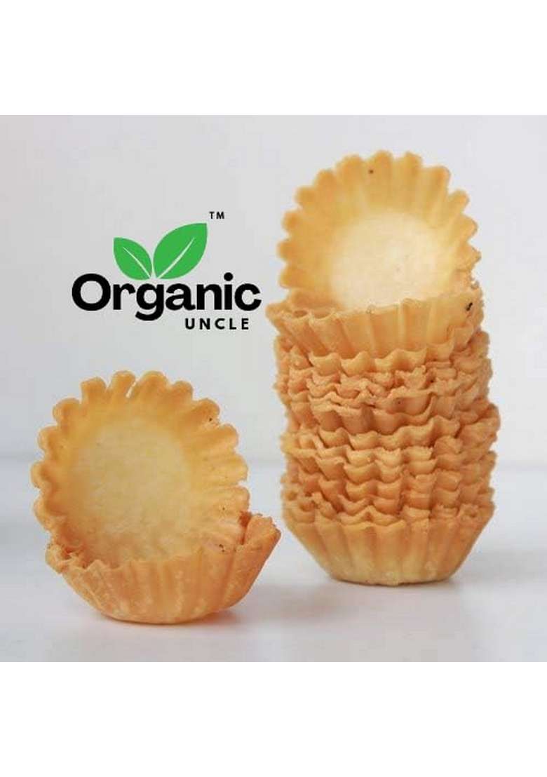 Organic Uncle Basket Chat Puri Delhi 30 Pcs Plain - Indya