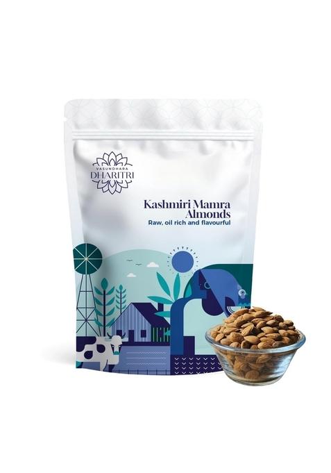 Vasundhara Dharitri Kashmiri Mamra Almonds 250Gms Kashmir’S Pride Pure Raw Unpolished Badam High In Protein Fibers Boosts Immunity Weight Loss No Preservatives Gluten Free Snacks
