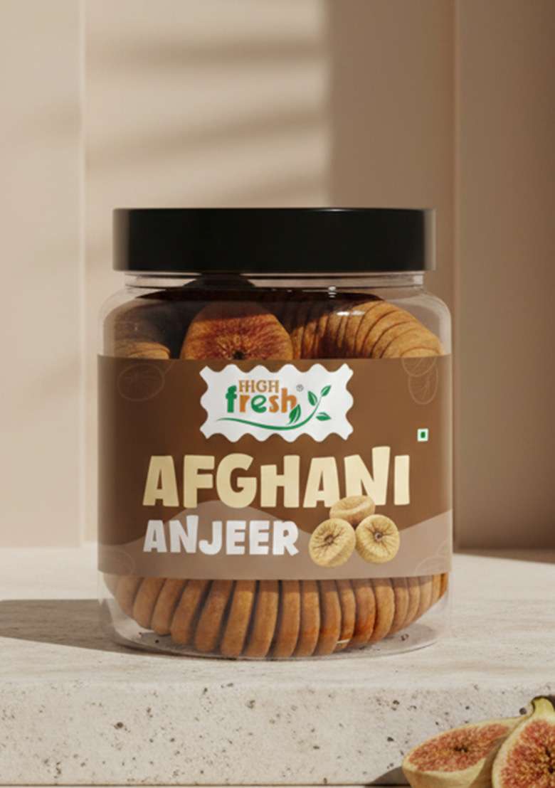 Highfresh Premium Shahi Afghani Anjeer 1000Gm Pack | Soft Juicy And Naturally Dried Figs Dry Fruit No Added Sugar Rich Source Of Fiber Low In Fat Healthy Snack - Indya