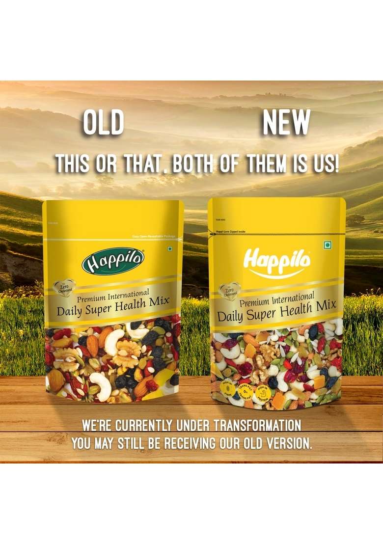 Happilo Premium International Daily Super Health Mix 160G | Superfood Of Nuts Seeds Dry Fruits More Perfect Party Snack - Indya