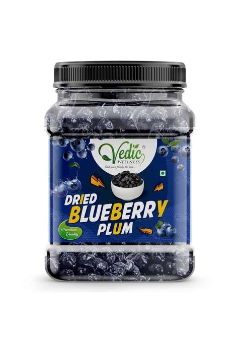 Vedic Wellness Blueberries | Naturally Sweet Juicy Rich In Antioxidants Fiber Vitamin C Healthy Snack Baking Ingredient 1Kg