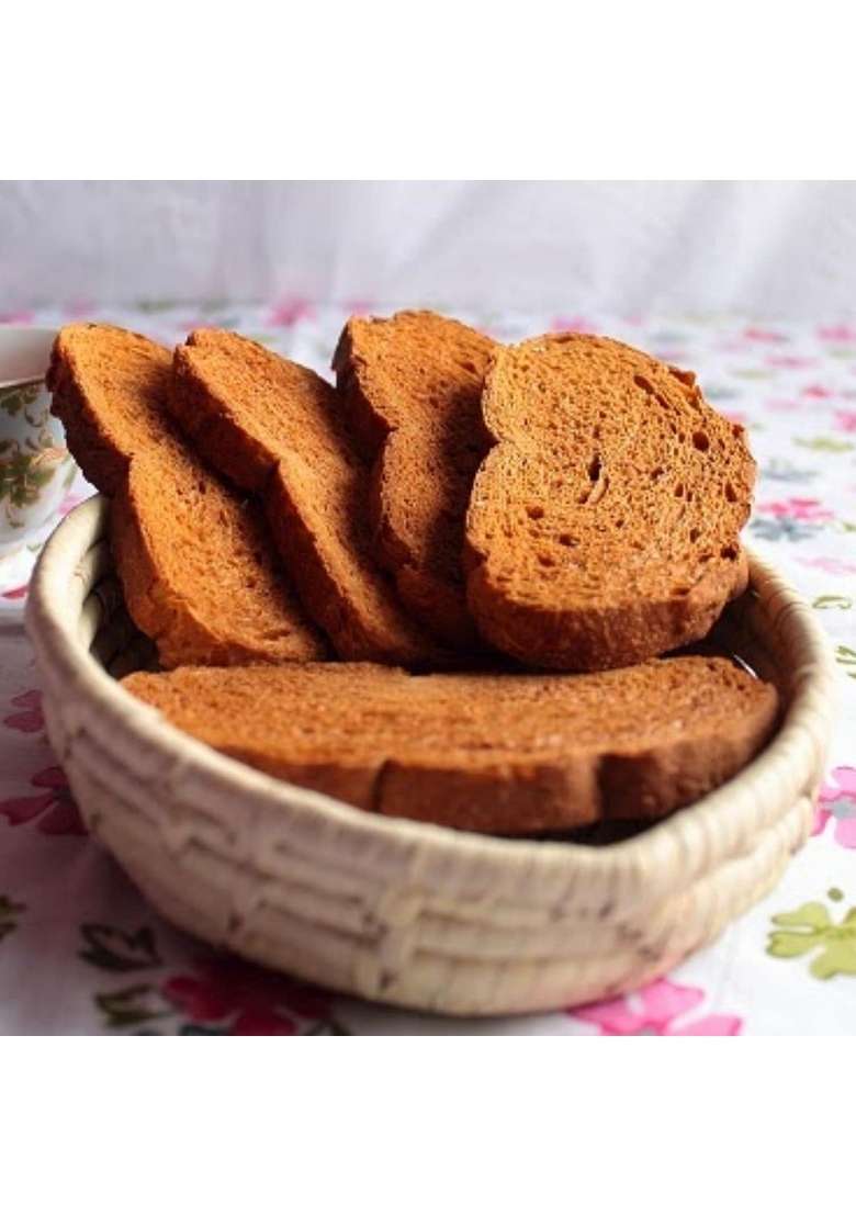 Dhampure Speciality Dhampurgreen Gur Saunf Milk Rusk Pure Bakery Healthy Snacks With Low Sugar 800Grams 4 X 200G - Indya