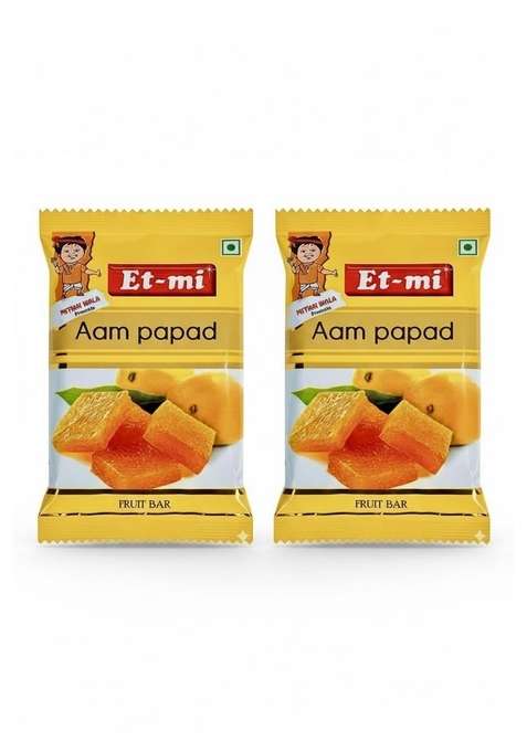 Et Mi Aam Papad | Traditional Indian Mango Fruit Bar Sweet And Tangy Snack