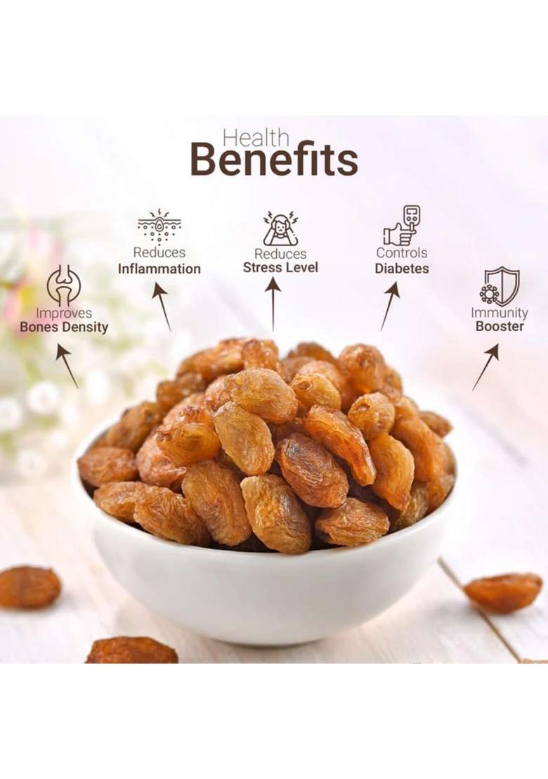 Fruitri Regular Large Raisins With Seeds Munakka Dry Fruit 200 Gm - Indya