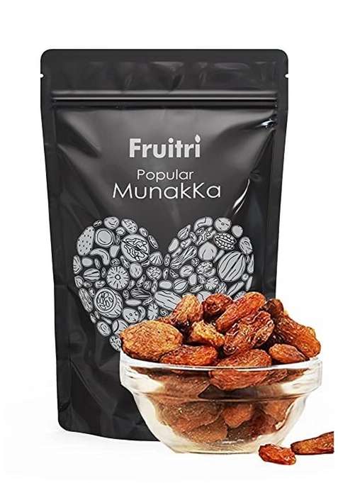 Fruitri Regular Large Raisins With Seeds Munakka Dry Fruit 200 Gm