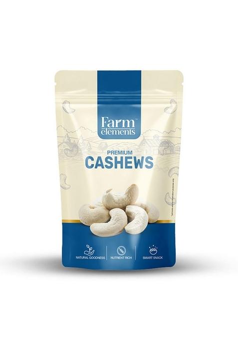 Farm Elements Premium Cashews 200 G | Rich Creamy Crunchy Dry Fruit Perfect Snack For A Healthy Lifestyle