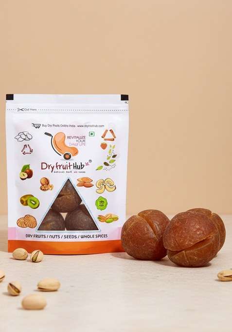 Dry Fruit Hub Whole Sweet Amla 1Kg Indian Gooseberry | Soft And Awala Dried Candy Sun Delicious Tangy Snack