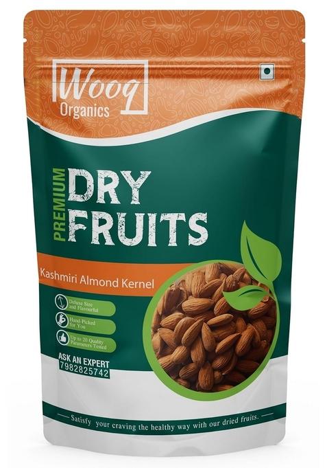 Wooq Organics Gurbandi Almond Kernels 1Kg Mamra Badam Rich Oil Premium Exquisite Taste And Nutrient Goodness Straight From The Pristine Valleys