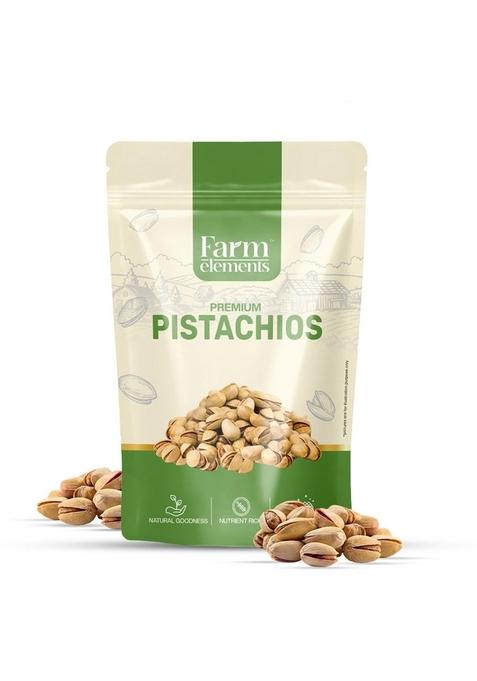 Farm Elements Premium Pistachios 200 G | Crunchy Flavourful Protein Rich Snack Heart Healthy Dry Fruit