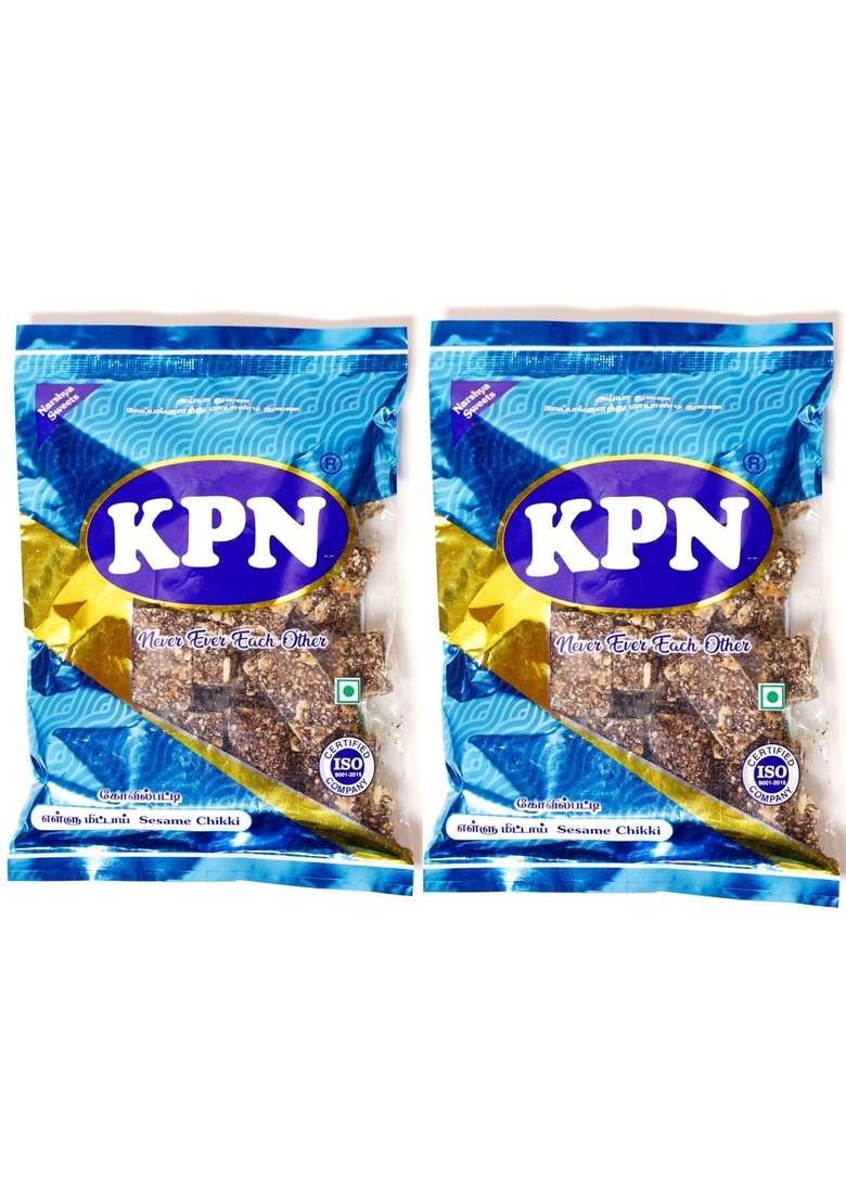 Kpn Kovilpatti Sesame Candy Ellu Mittai 200 G Pack Of 2 - Indya