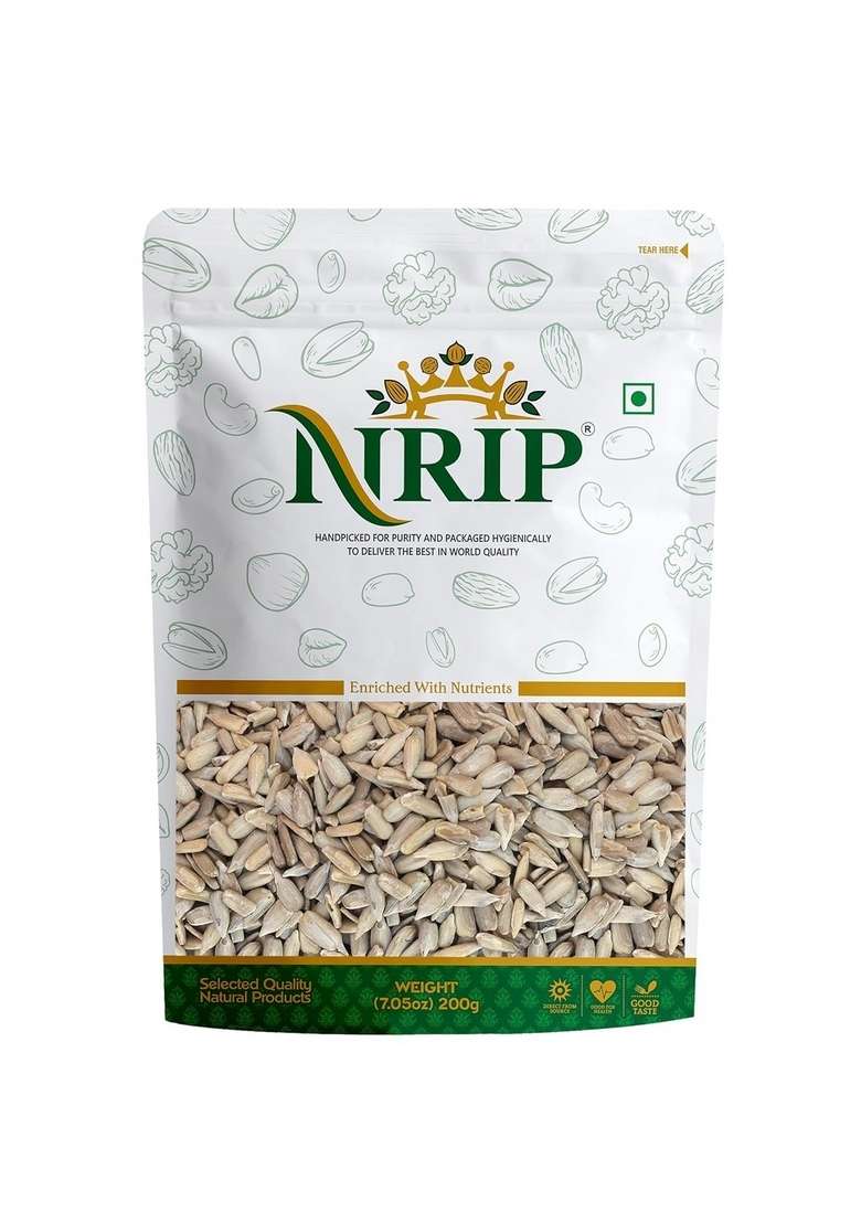 Nrip Premium Sunflower Whole Seeds 200 G - Indya