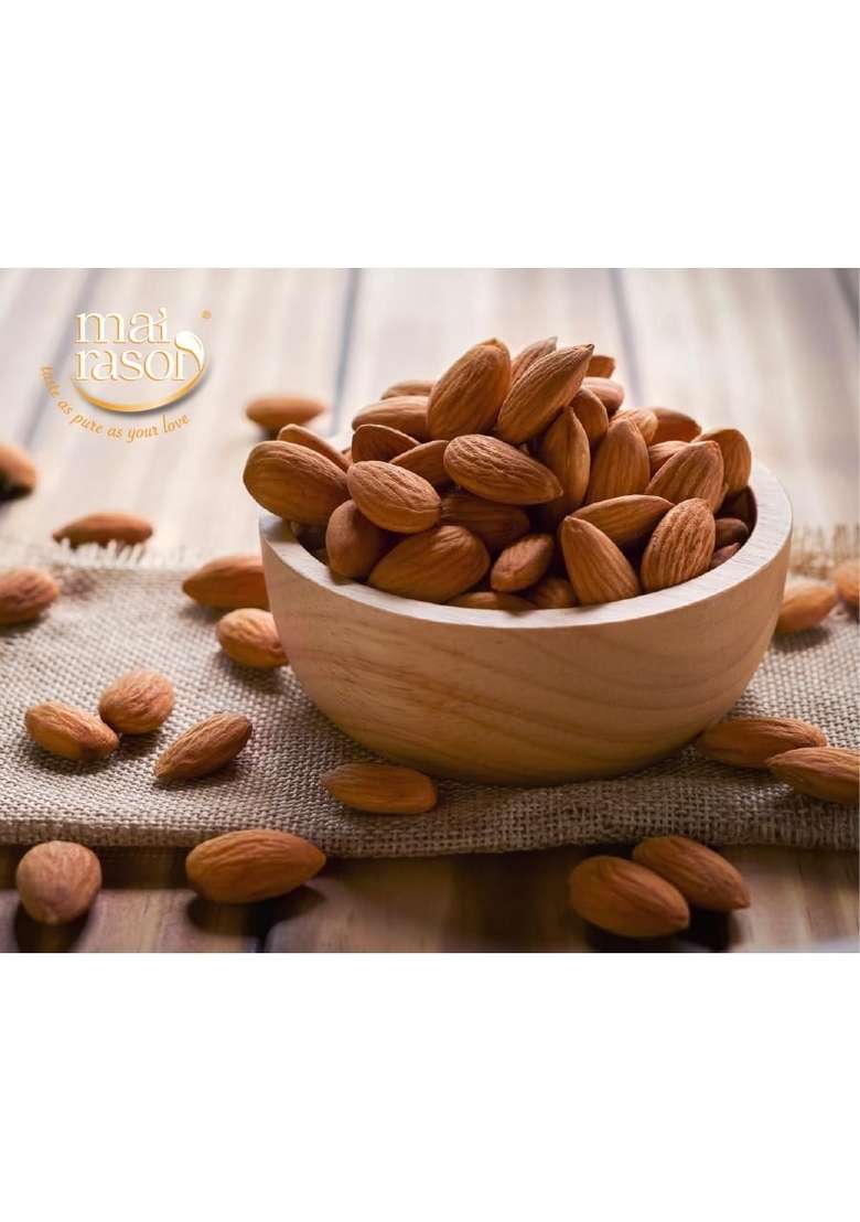 Mai Rasoi Popular Whole Rozana Almonds Badam 200 Gm - Indya