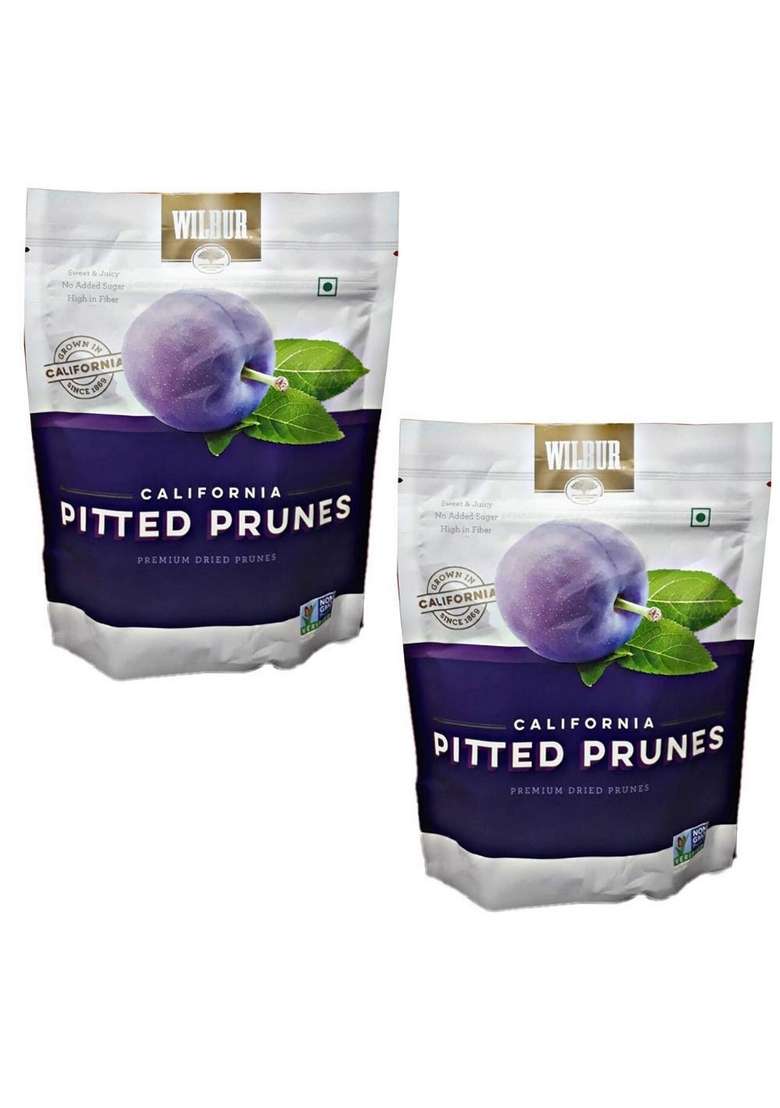 Wilbur California Premium Pitted Prunes 250G Pack Of 2 - Indya