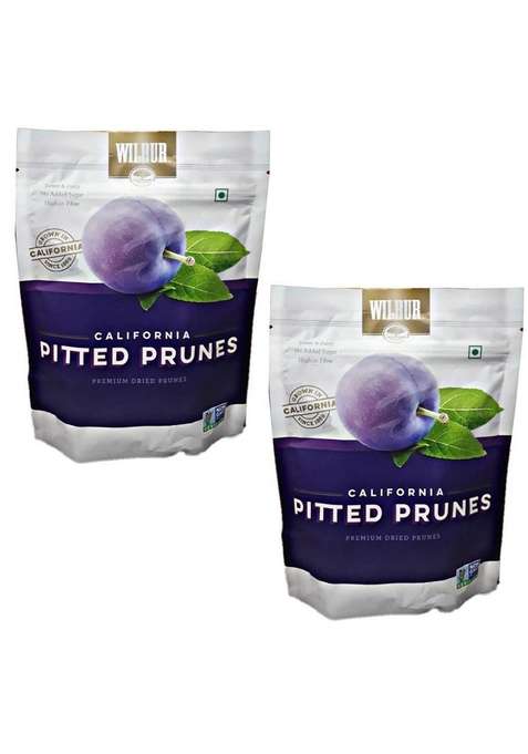 Wilbur California Premium Pitted Prunes 250G Pack Of 2