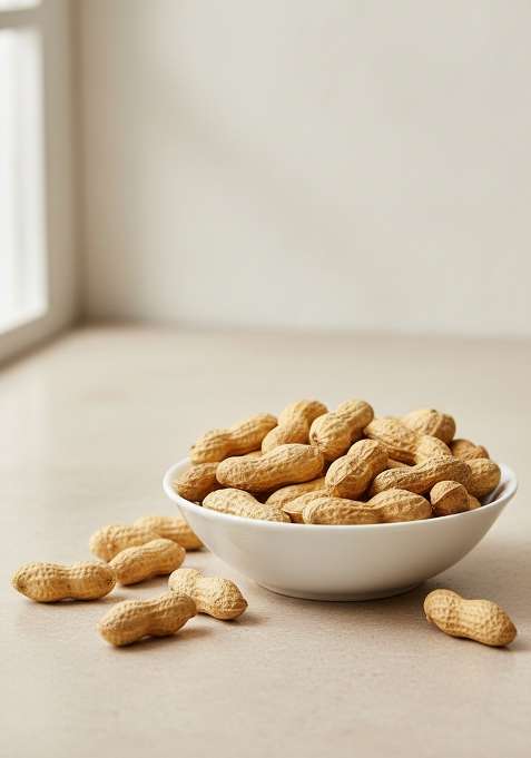 Organic Bites Groundnut With Shell Roasted Peanut Sabut Mungfali 400 Gm